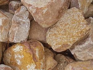 100 300mm Sandstone Boulders large rock supplier Sunshine Coast